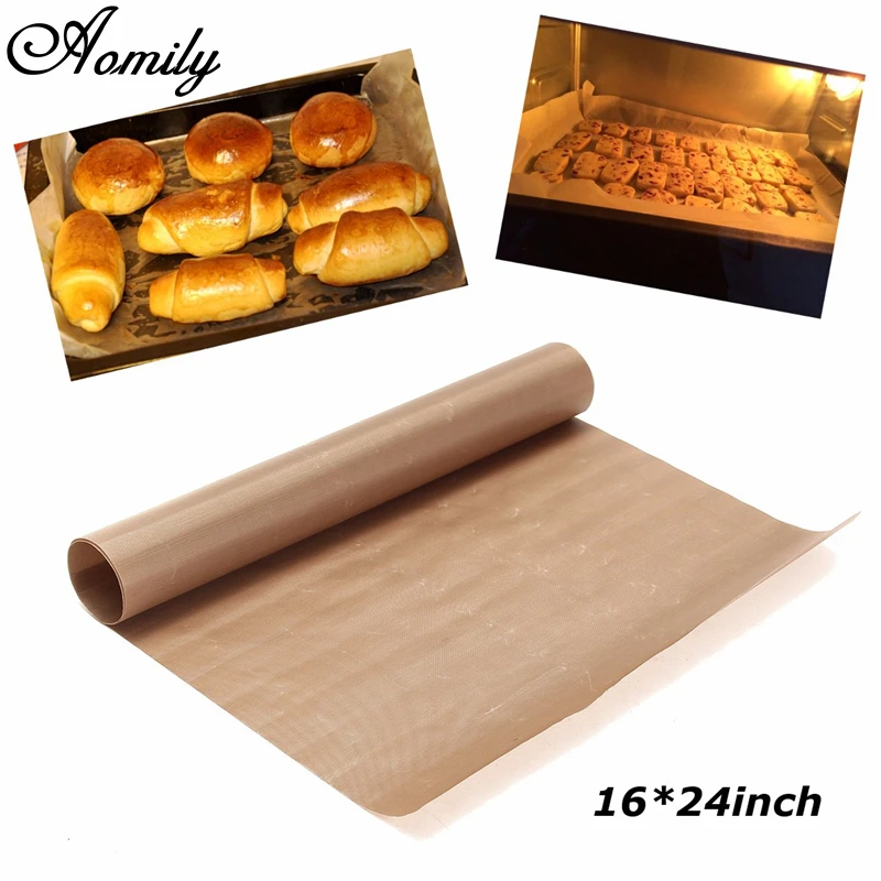 Коврик Aomily из стекловолокна 40x60 см для микроволновой печи с антипригарным