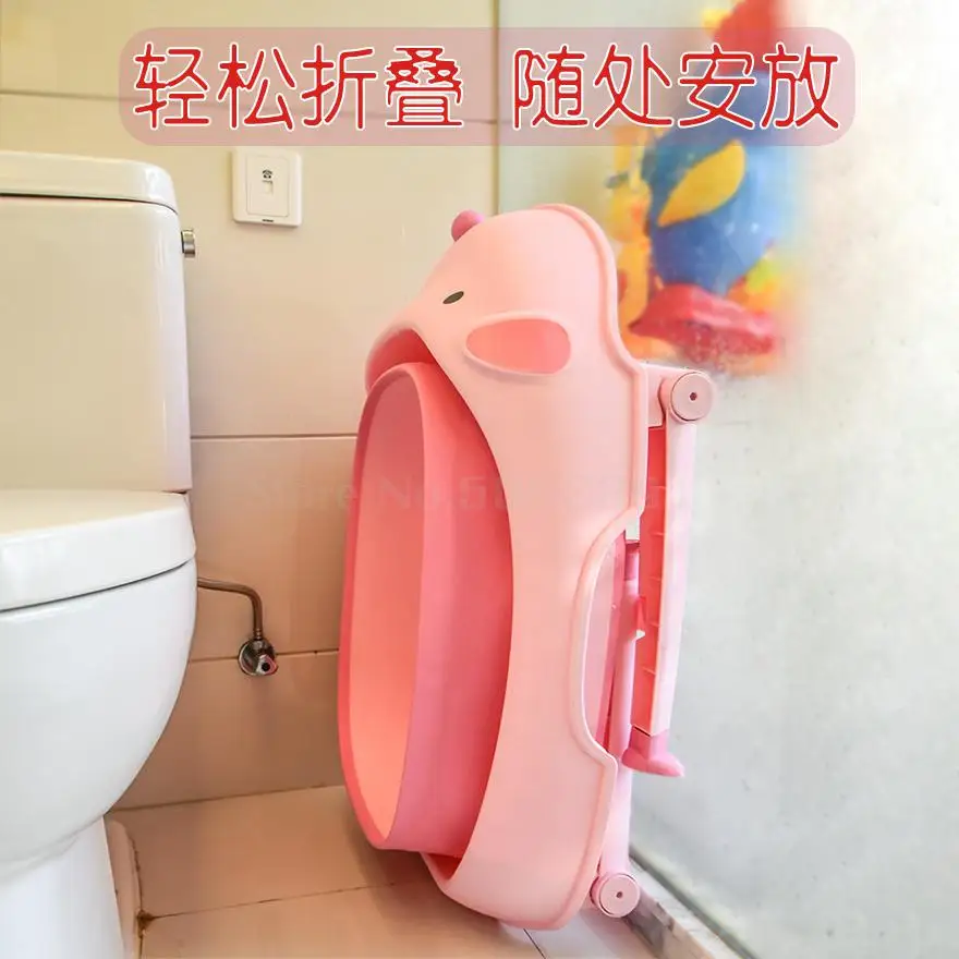 Чистая красная бочка для ванны детей складная детская ванна домашняя