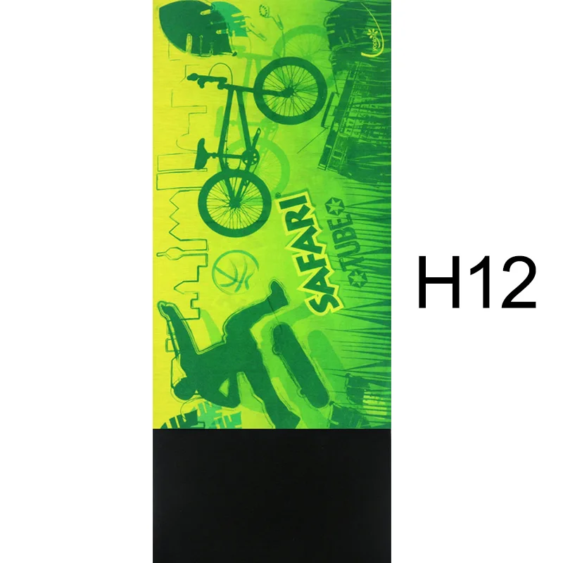 H12 30 цветов, унисекс, велосипедная Бандана с принтом, теплый шарф для шеи, для езды на мотоцикле, на открытом воздухе, для альпинизма, рыбалки, пешего туризма, маска для лица, волшебные шарфы - Цвет: H12