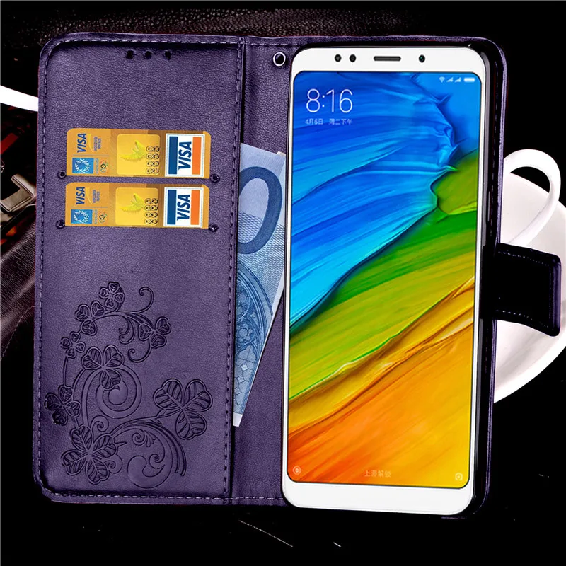 Кожаный чехол-книжка для Xiaomi Redmi 5, чехол для Xiaomi Redmi 5 Plus, чехол для телефона для Xiomi, Xiaomi Redmi 5 Plus, Redmi5 Plus, 5 Plus