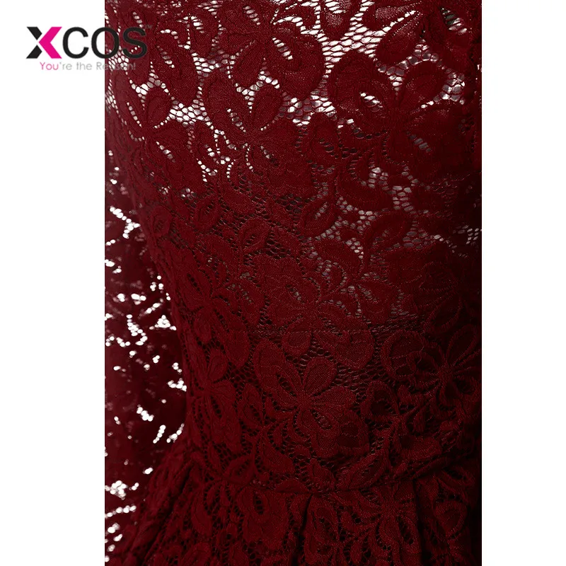 XCOS Элегантные короткие платья для матери невесты 2018 кружевное платье свадьбы