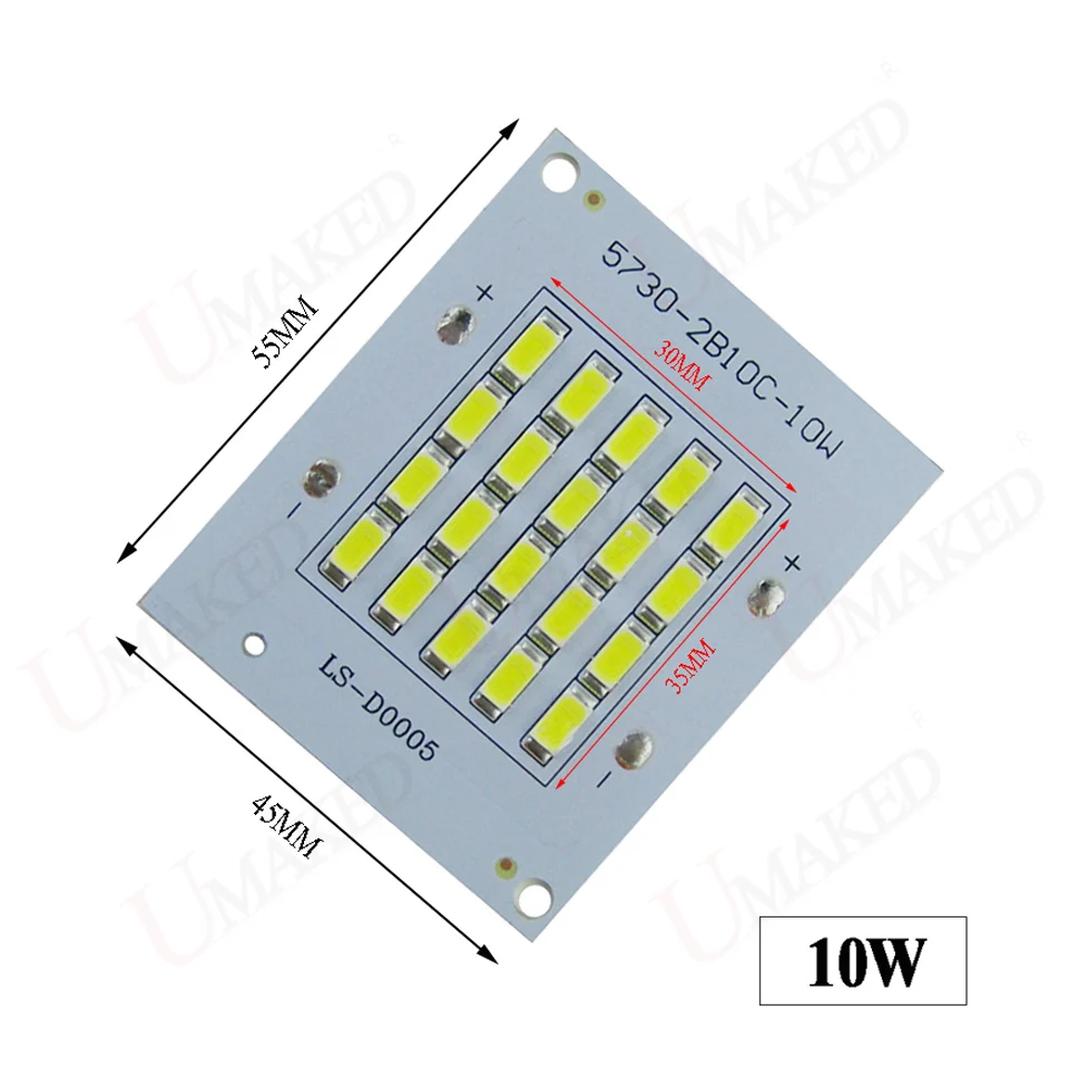 10 шт. светодиодный прожектор pcb Вт 46*55 1000 1100 лм SMD5730|floodlight led|led floodlightled light floodlight |