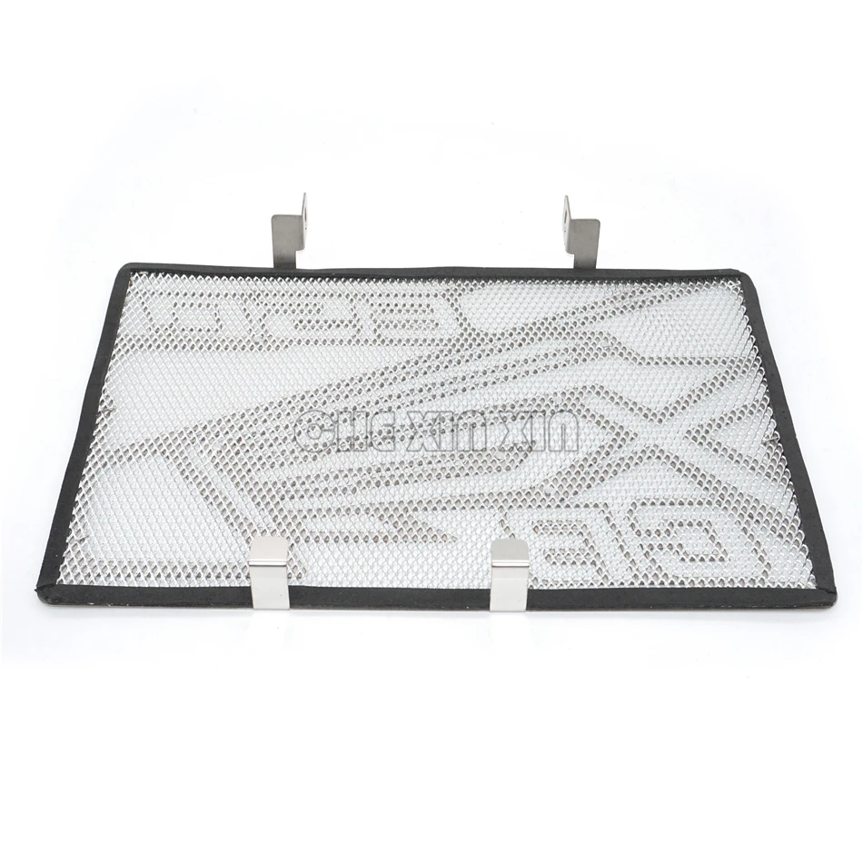 Мотоциклетный Двигатель решетка радиатора Защитная крышка серебристого цвета