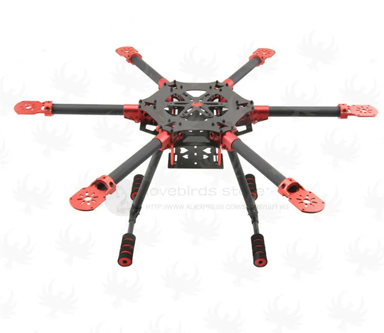 Складной складной зонт HF600 / HF750 из чистого углеродного волокна DIY FPV|Детали и