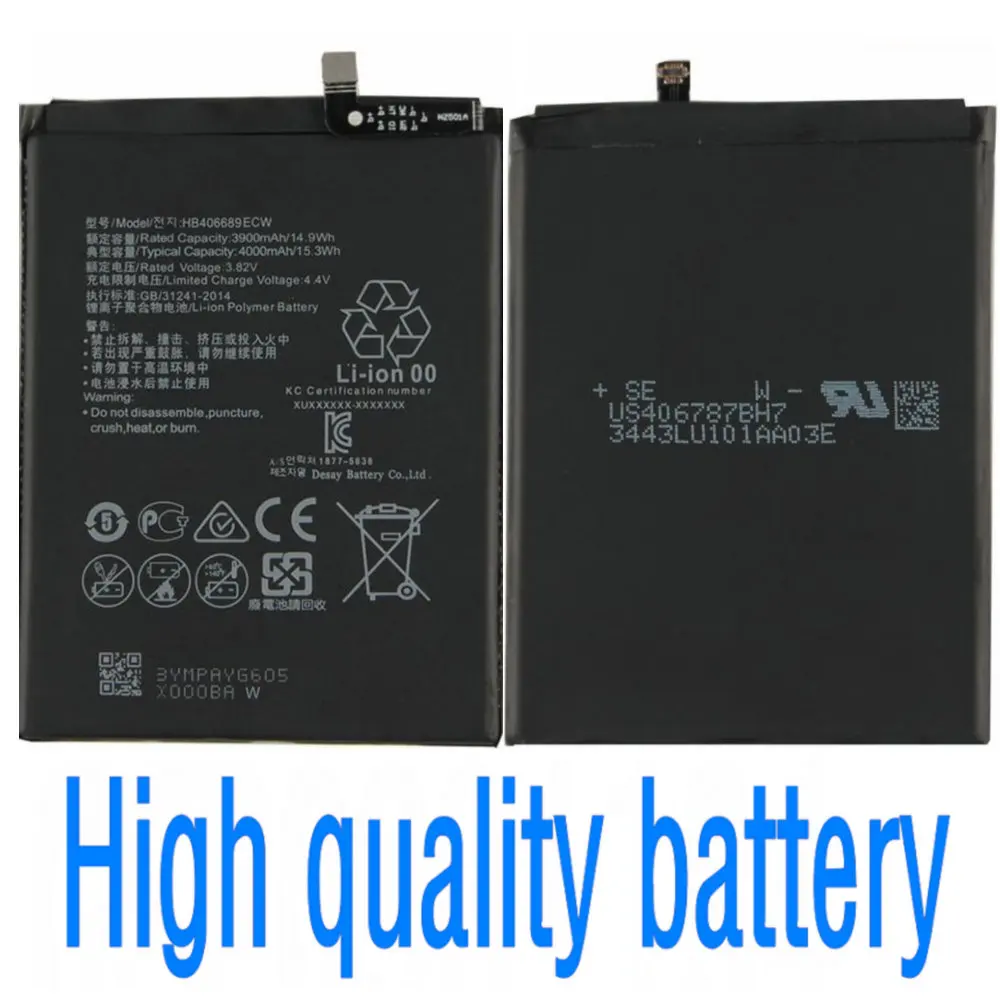 Сменный аккумулятор HB406689ECW для Huawei Enjoy 7 7plus Y7/HB416683ECW HB4342A1RBC HB4242B4EBW