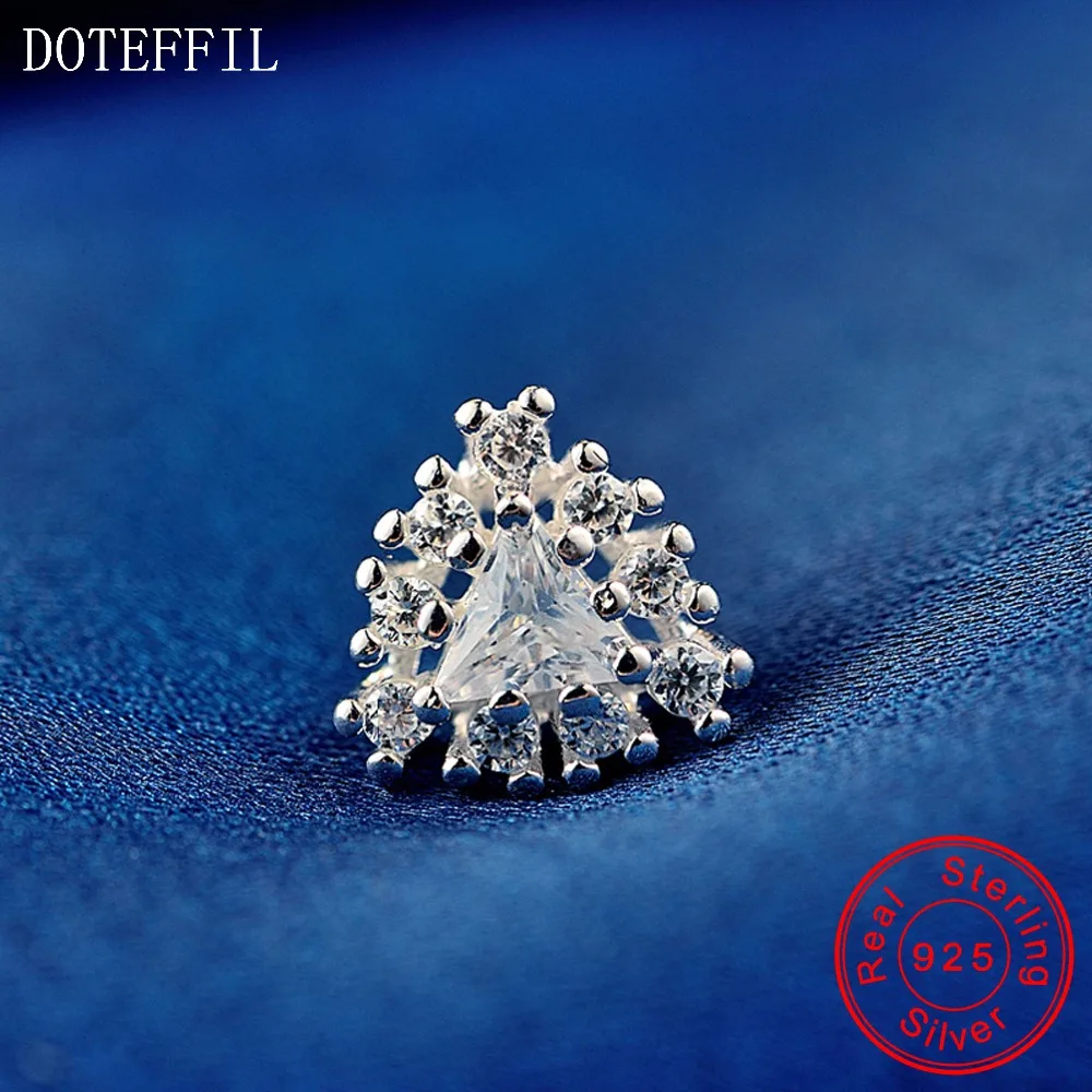 Женские серьги из серебра 925 пробы с цирконом | Украшения и аксессуары