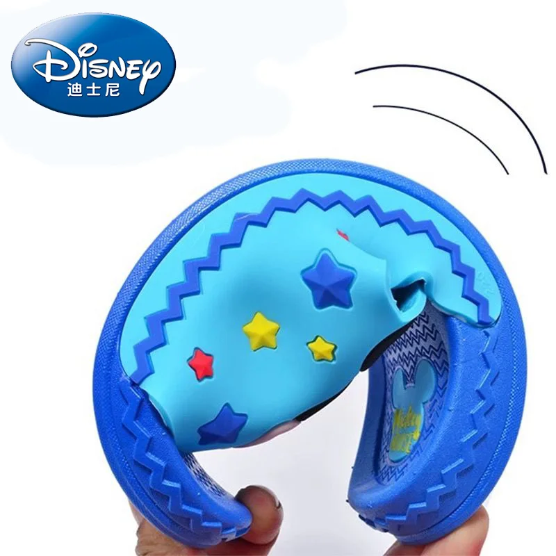 Обувь disney; шлепанцы; Новинка года; детские тапочки с Микки Маусом; домашние тапочки для мальчиков и девочек с мягкой нескользящей подошвой; детские сандалии