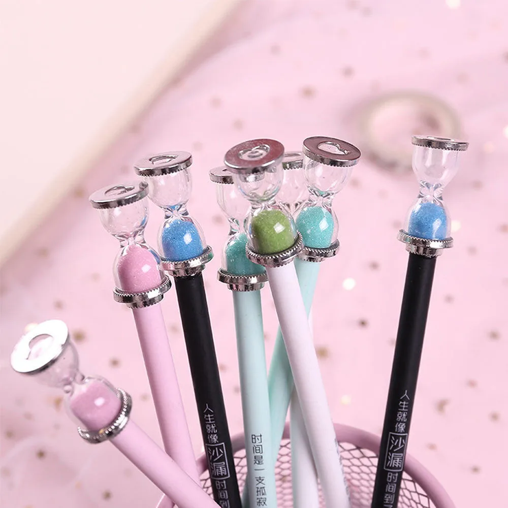 Кавайные канцелярские принадлежности 1 шт. гелевые песочные часы для творческого