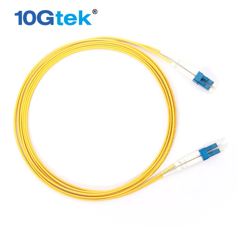 10Gtek LC-LC 3-метровый (10 футов) волоконный патч-корд OS2 одномодовый оптический кабель
