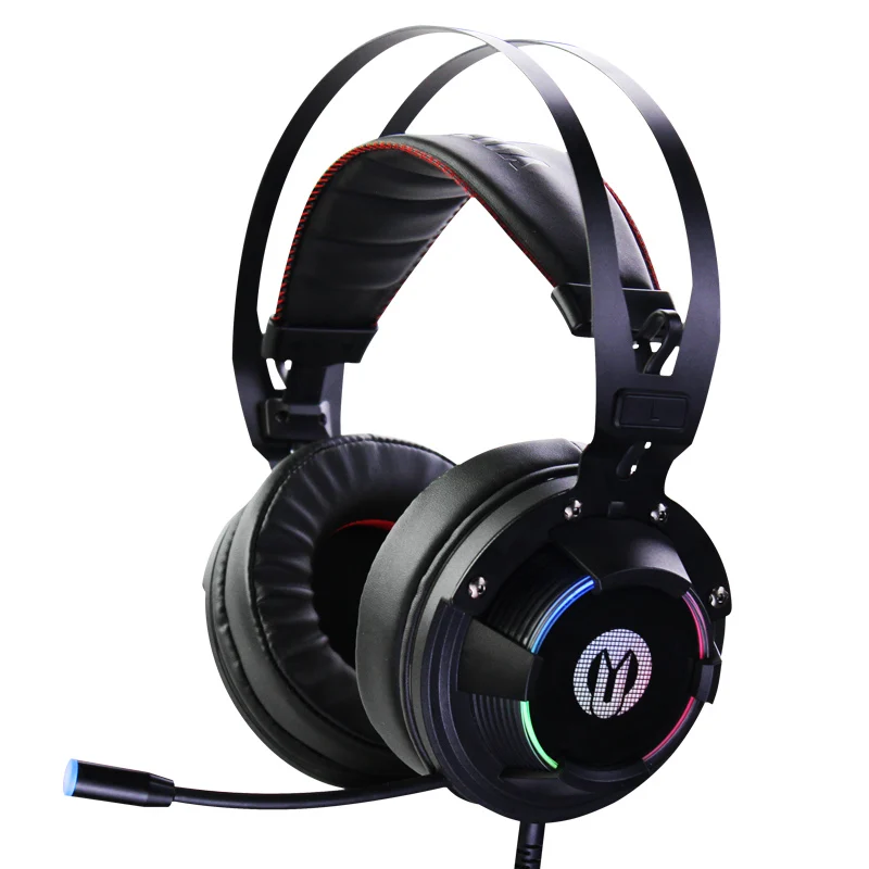 Игровая гарнитура casque Проводные ПК стерео наушники USB игровая для компьютер