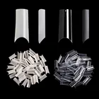 100 пакетов прозрачных накладных ногтей для французского маникюра 500 шт. C Изогнутые акриловые накладные ногти оптом Makartt пресс для ногтей