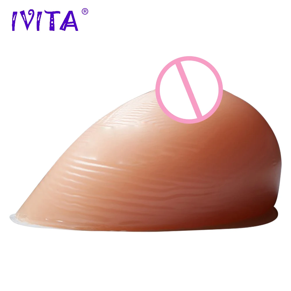 IVITA 4100g Высокое качество Реалистичная силиконовая ложная грудь для трансвеститов