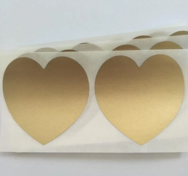 50x50mm Наклейки для рукоделия, открытки, наклейки для рукоделия, креативные наклейки на заказ, Золотая любовь - Цвет: 50x50mm