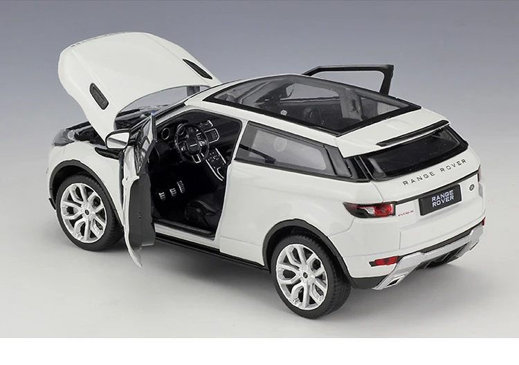 WELLY 1:24 масштаб высокая симулятор Металлическая Модель Aurora Land Range Rover Sport SUV литая модель автомобиля сплав игрушечный автомобиль для детей Подарки