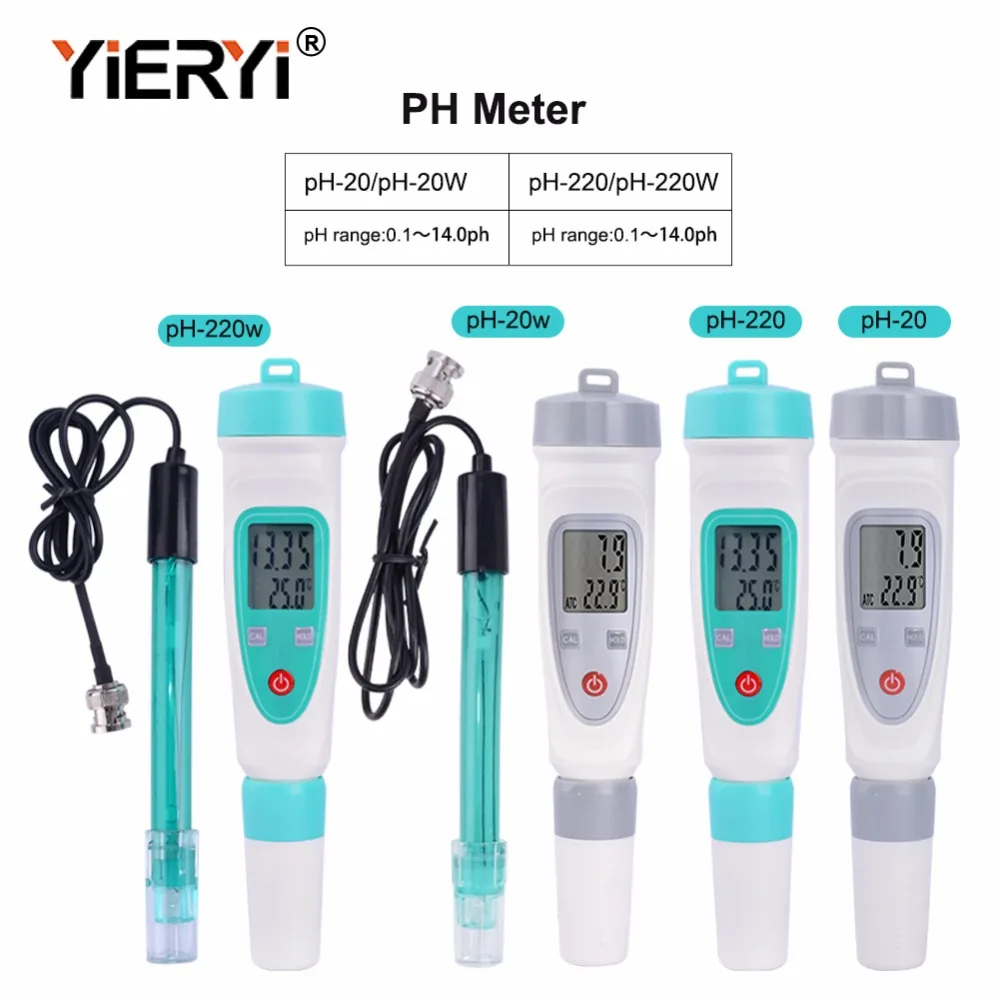 Измеритель ph yieryi портативный точный тестер 0 14 3 шт.|Измерители pH| |