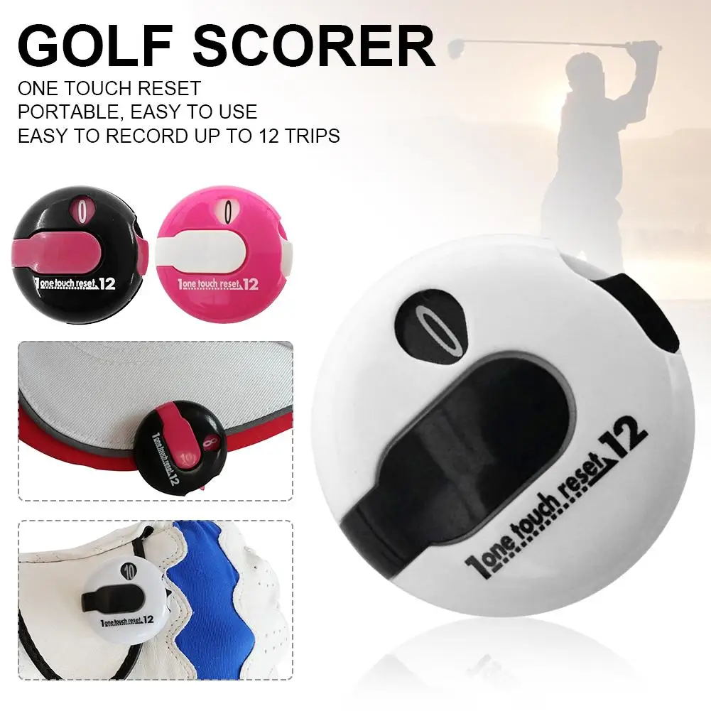 Mini Golf Score Counter PP Plastic Glove Hat Clip Style One-touch Reset Scorekeeper Scoring Tool Supplies | Спорт и развлечения