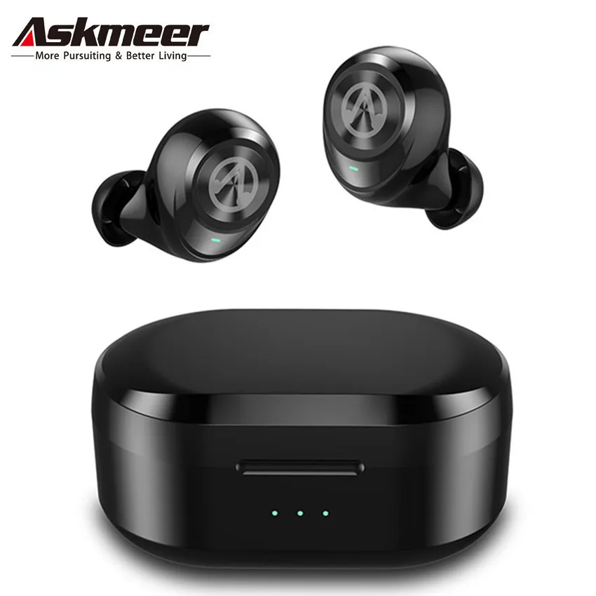 ASKMEER X20 наушники-вкладыши TWS True Беспроводной мини-гарнитура Bluetooth 5 0 наушники