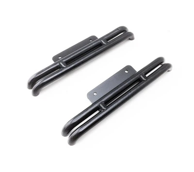 SIDE PEDAL (BLACK) 1/10 RC автомобиль металлический бампер W/рулонная клетка, пригодная для 1:10 масштаб Рок Гусеничный игрушки модель пикап Тамия брюзер аксессуары для модернизации частей - Цвет: SIDE PEDAL (BLACK)
