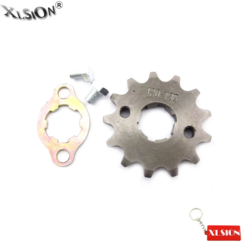 XLSION Aftermarket 420 13T 20 мм комплект звездочек переднего двигателя для китайского