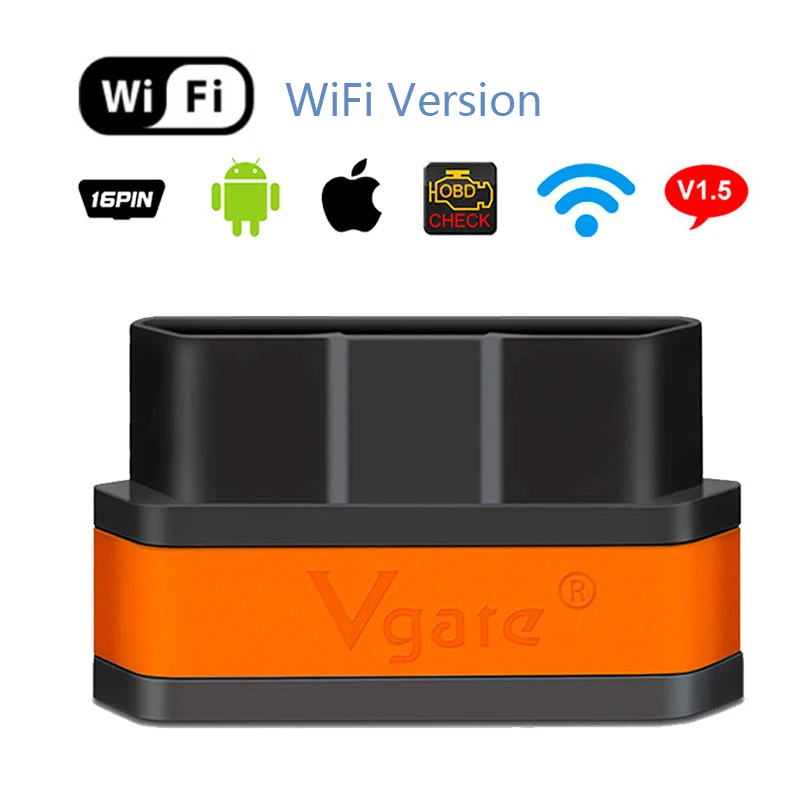 OBD 2 сканер Vgate Icar2 кодовый считыватель ELM327 Bluetooth/WiFi OBD2 автомобильный