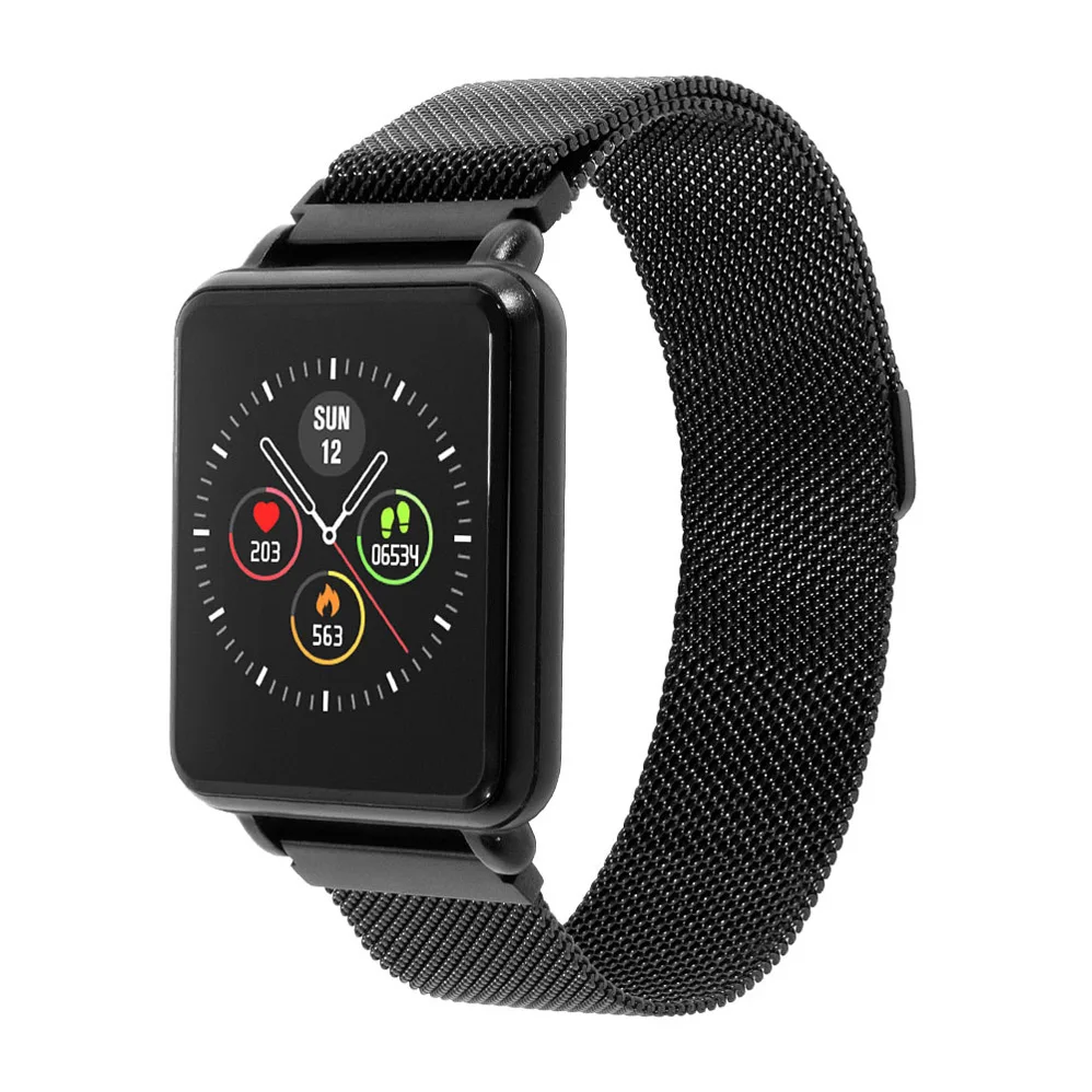 Smart watch COLMI Land 1 полный сенсорный экран IP68 Водонепроницаемые Смарт-часы Поддержка нескольких спортивных режимов мониторинг сердечного ритма для мужчин и женщин - Цвет: Smart watch