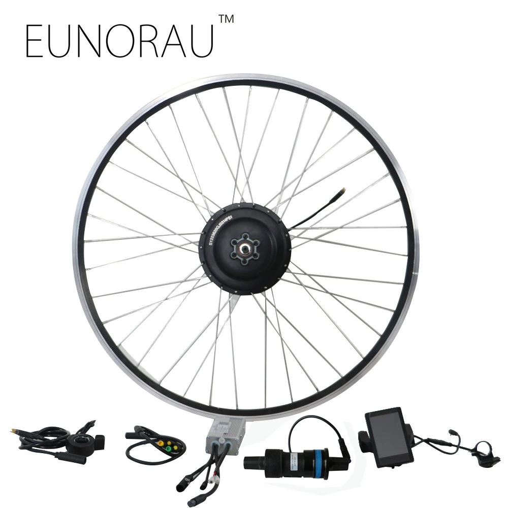 36V350W Задняя кассета Ebike датчик крутящего момента конверсионный комплект электрическое преобразование велосипедов наборы с красочным ЖК-дисплеем