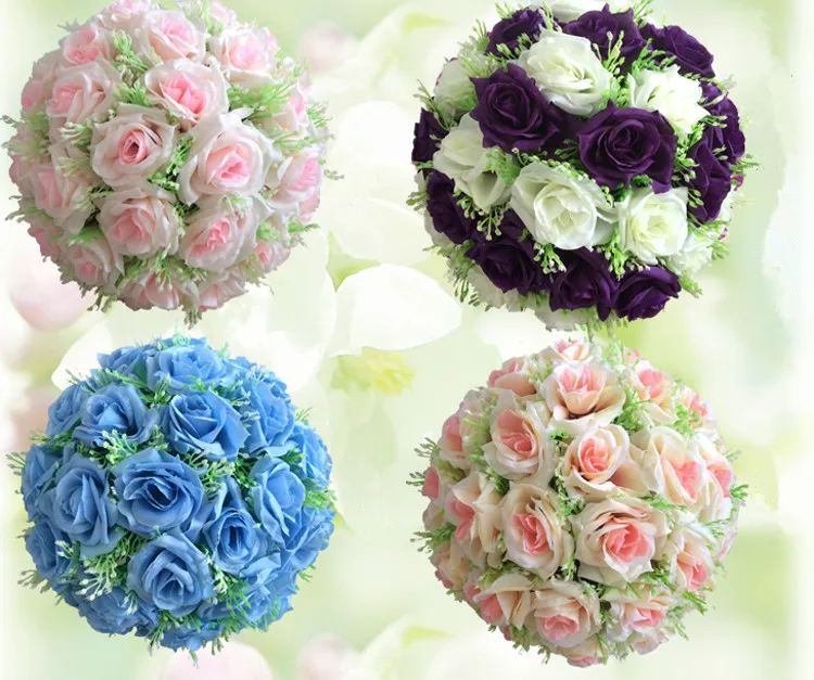 Оптовая продажа с фабрики! 4 размера цветок шар Гортензия целующиеся шары шелк