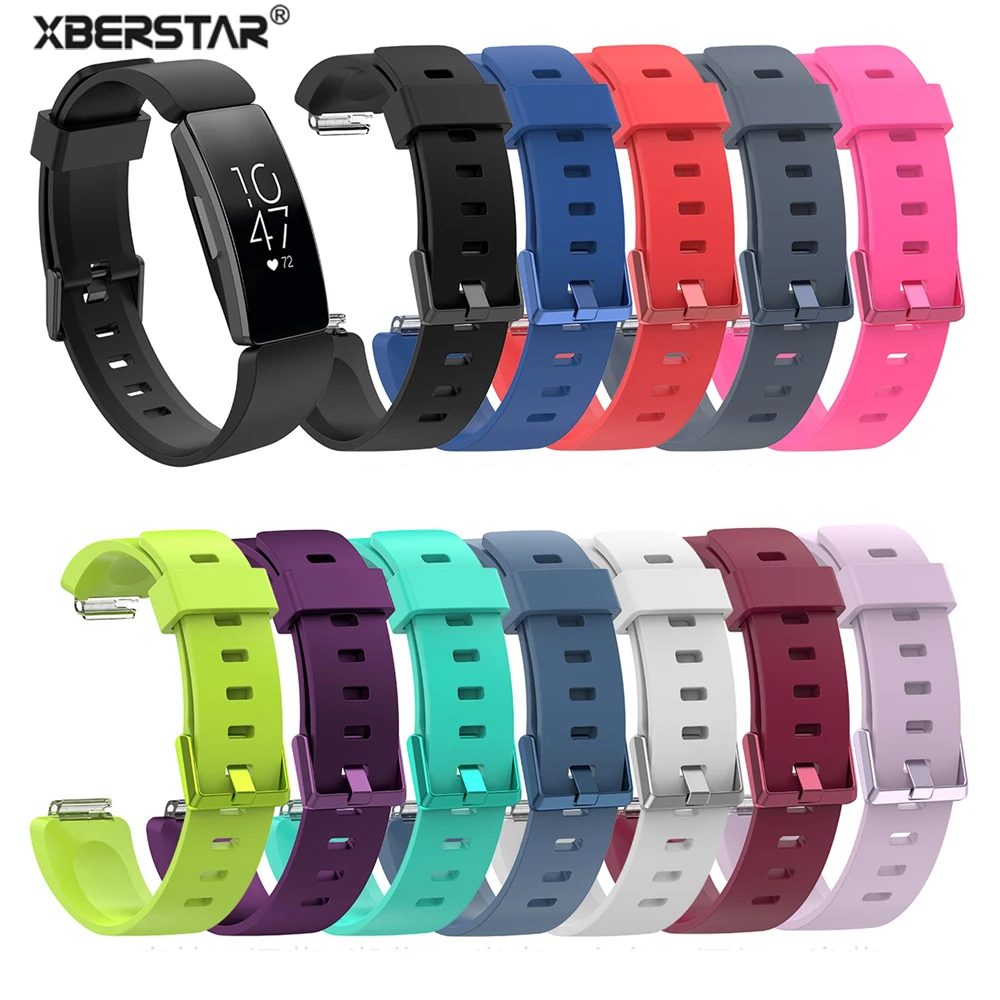 Силиконовый браслет ремешок для Fitbit Inspire / HR фитнес-трекер Smartwatch сменный наручных