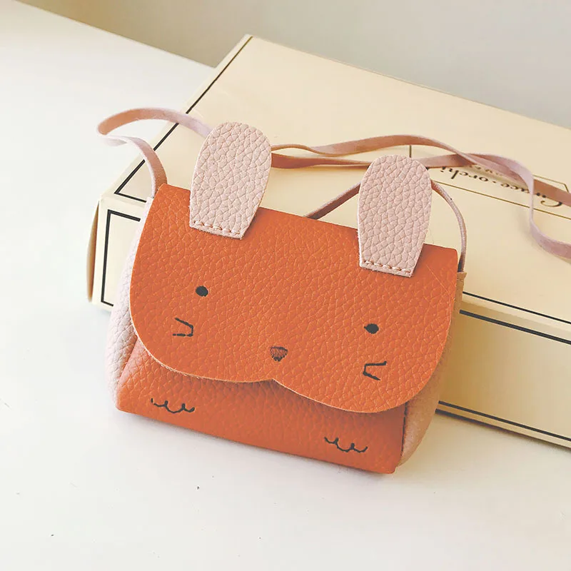 Детские школьные ранцы из искусственной кожи с милым Кроликом маленькие