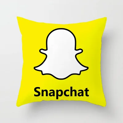 6 BLRISUP Social медиа Наволочка Чехол Facebook/Twitter/YouTube/Snapchat/Inst логотип Чехол для подушки из полиэстера наволочка для домашнего декора - Цвет: 6