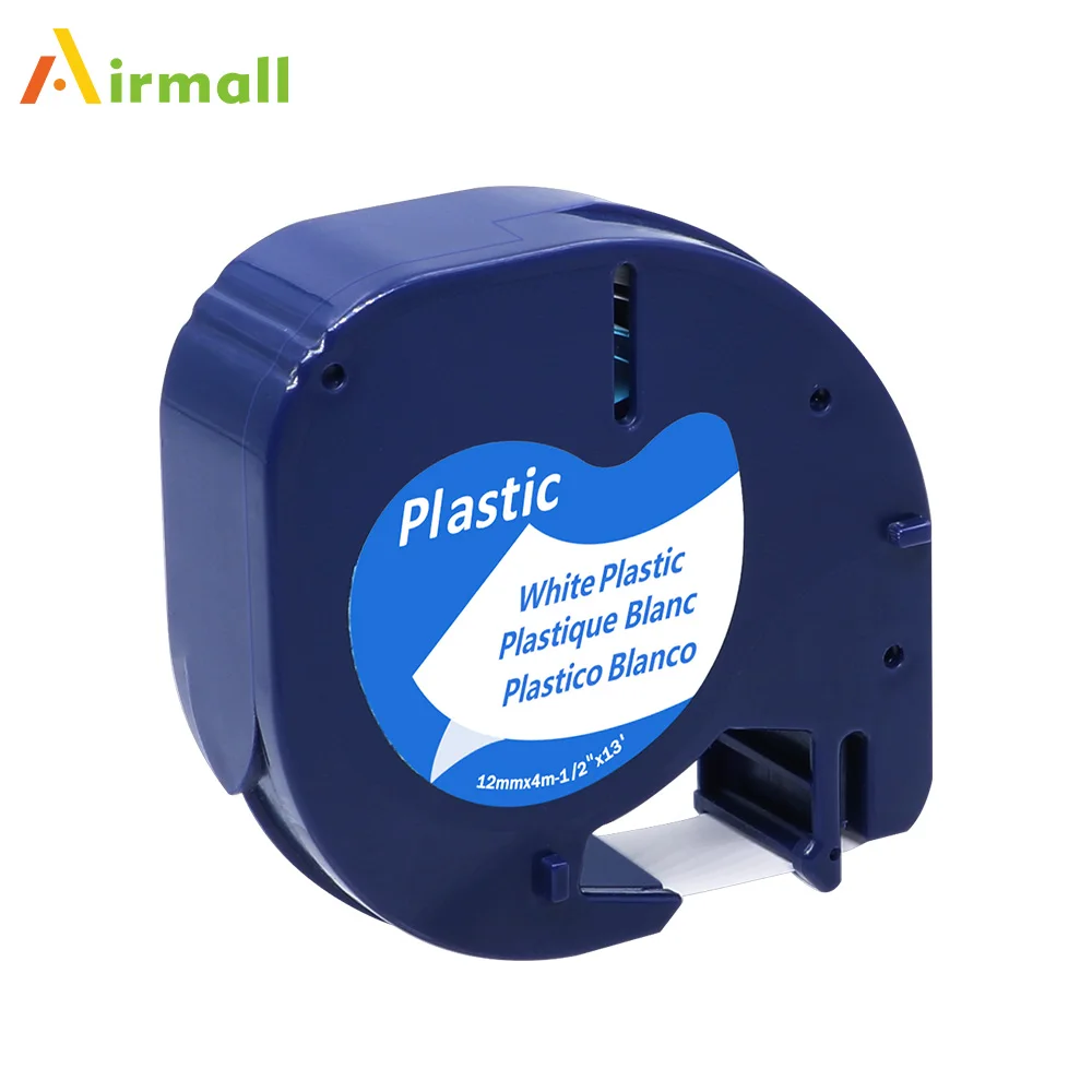 Airmall совместимый с DYMO LetraTag этикетки ленты 91201 91200 6 цветов 12 мм пластик для Letratag