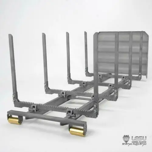 1/14 металлический трейлер багажник для LESU MAN 8*8 RC самосвал TH13438|Детали и аксессуары|