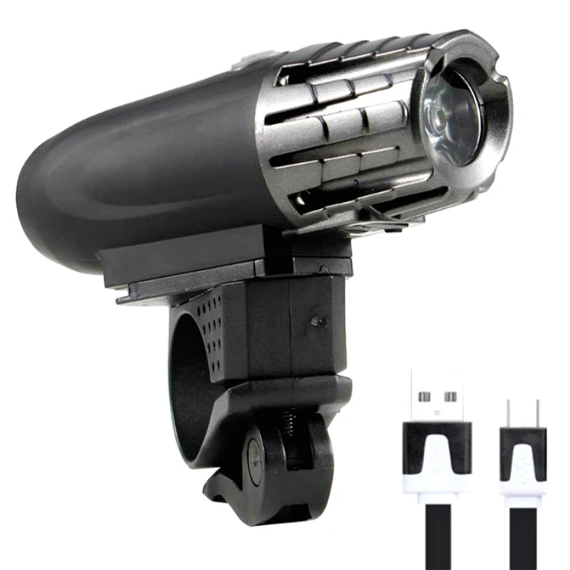 USB Перезаряжаемый велосипедный светильник мощный люмен головной светодиодный