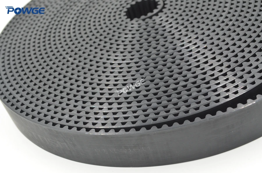 POWGE из PU искусственной кожи цвета: черный STD STS S8M открытый ремень ГРМ 30mm Ширина