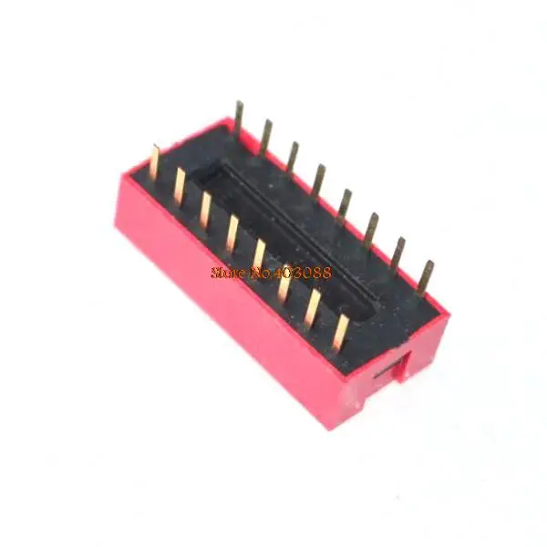50 шт. 8 позиций P DIP-Switch 2 54 мм шаг ряда 16 контактов слайдер в наличии Быстрая