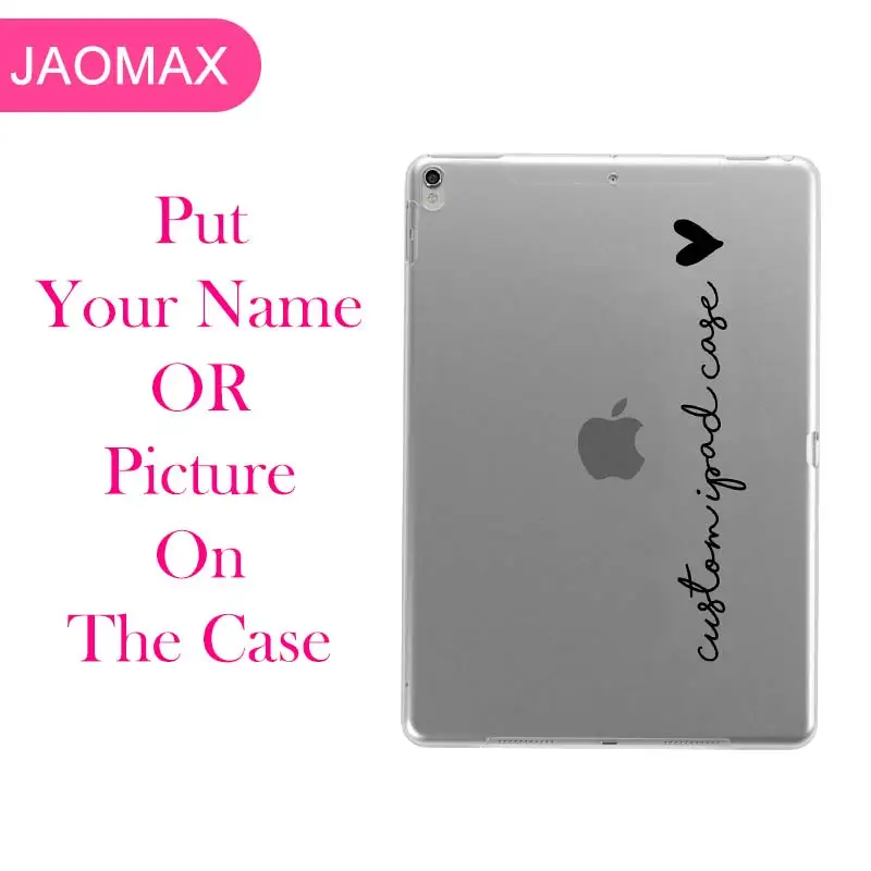 Jaomax персонализированный Печатный силиконовый чехол для iPad 9 7 дюймов 2017 дизайн