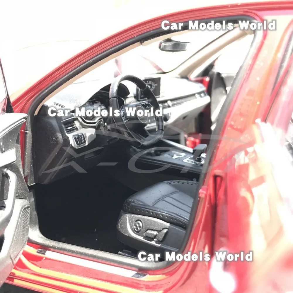 Литая под давлением модель автомобиля для всех новых A4L 2017 1:18 (красный) + маленький