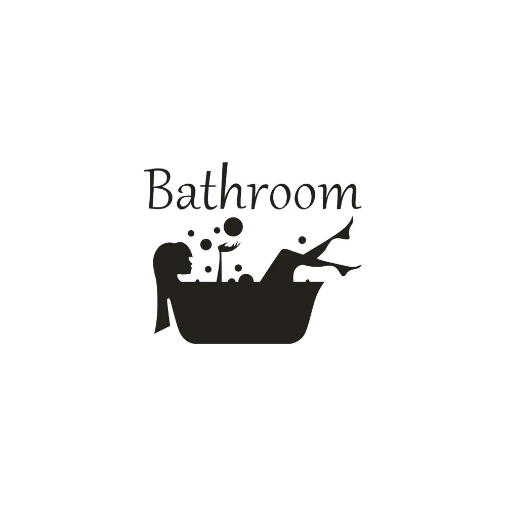 Симпатичные с принтом в виде героев мультфильмов букв Ванная комната