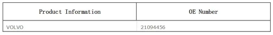 Запчасти для грузовиков, держатель, брызговик, VOE 21094456, VOL-TRUCK