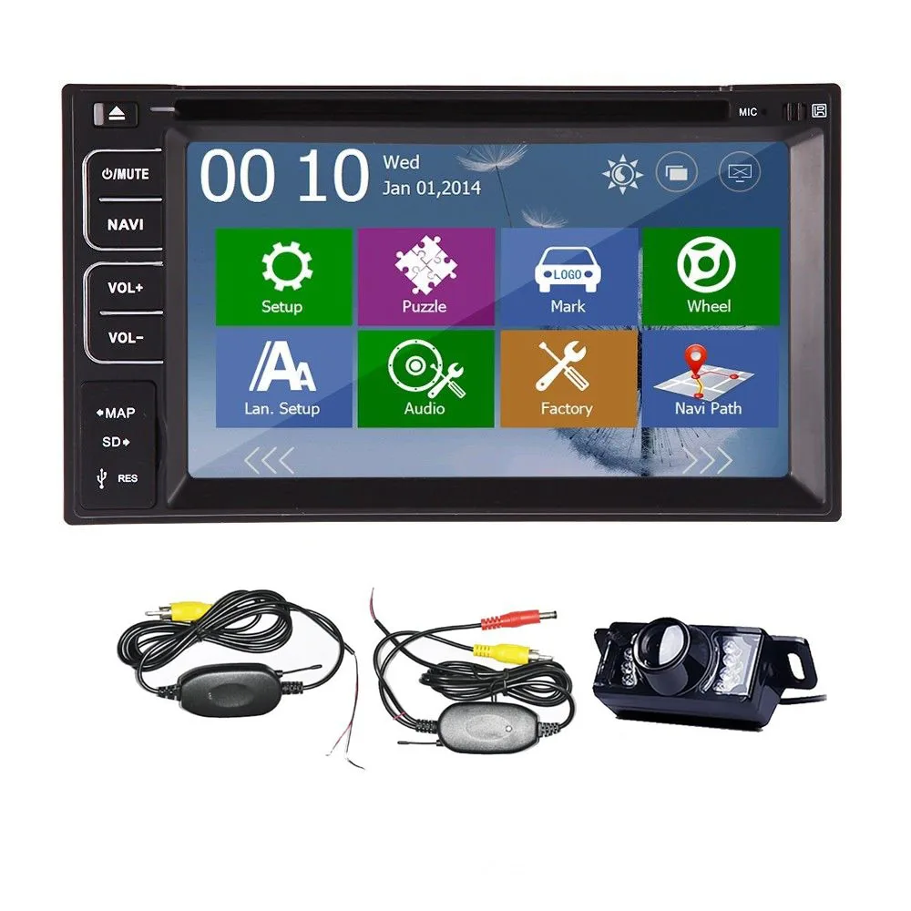 Головного устройства PC Авто Радио стерео CD авто 6.2 дюймов AMP музыки в Deck Прокат