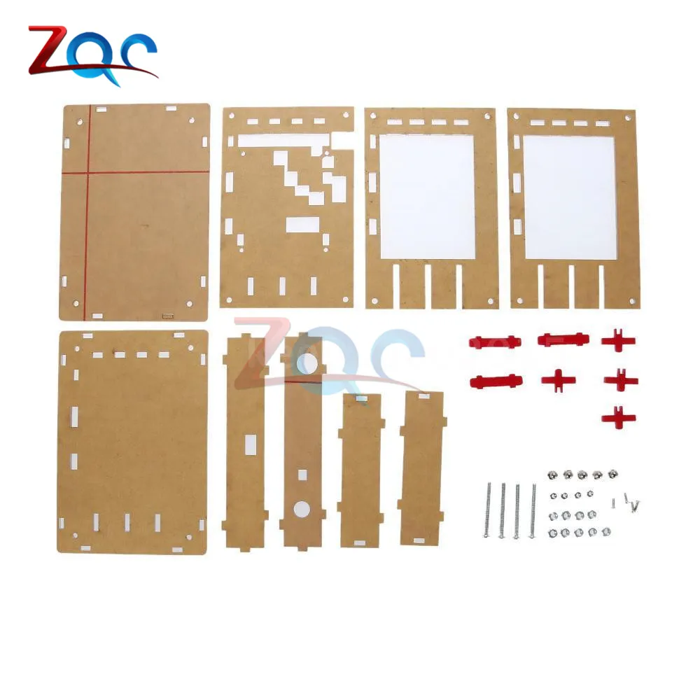 Acrylic Shell Case Припаянный 2," TFT Ручной карманный цифровой осциллограф комплект SMD припаянный+ акриловый DIY чехол оболочка для DSO138 - Цвет: Acrylic Shell Case