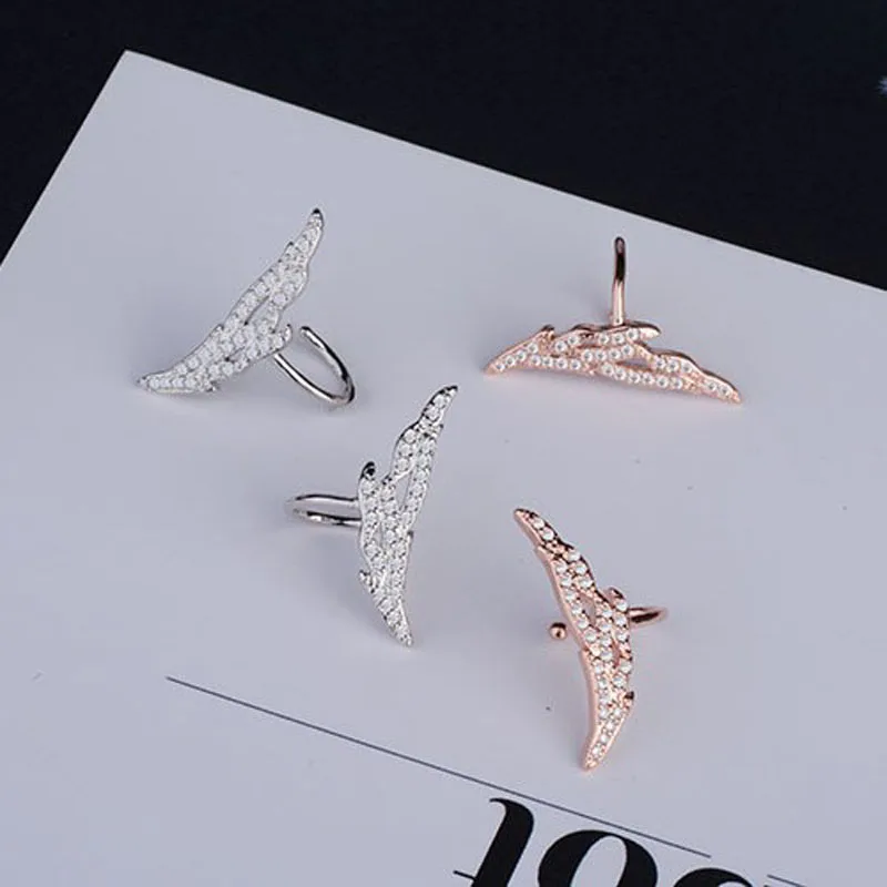 Женские серьги с перьями KOFSAC новые элегантные искусственным кубическим