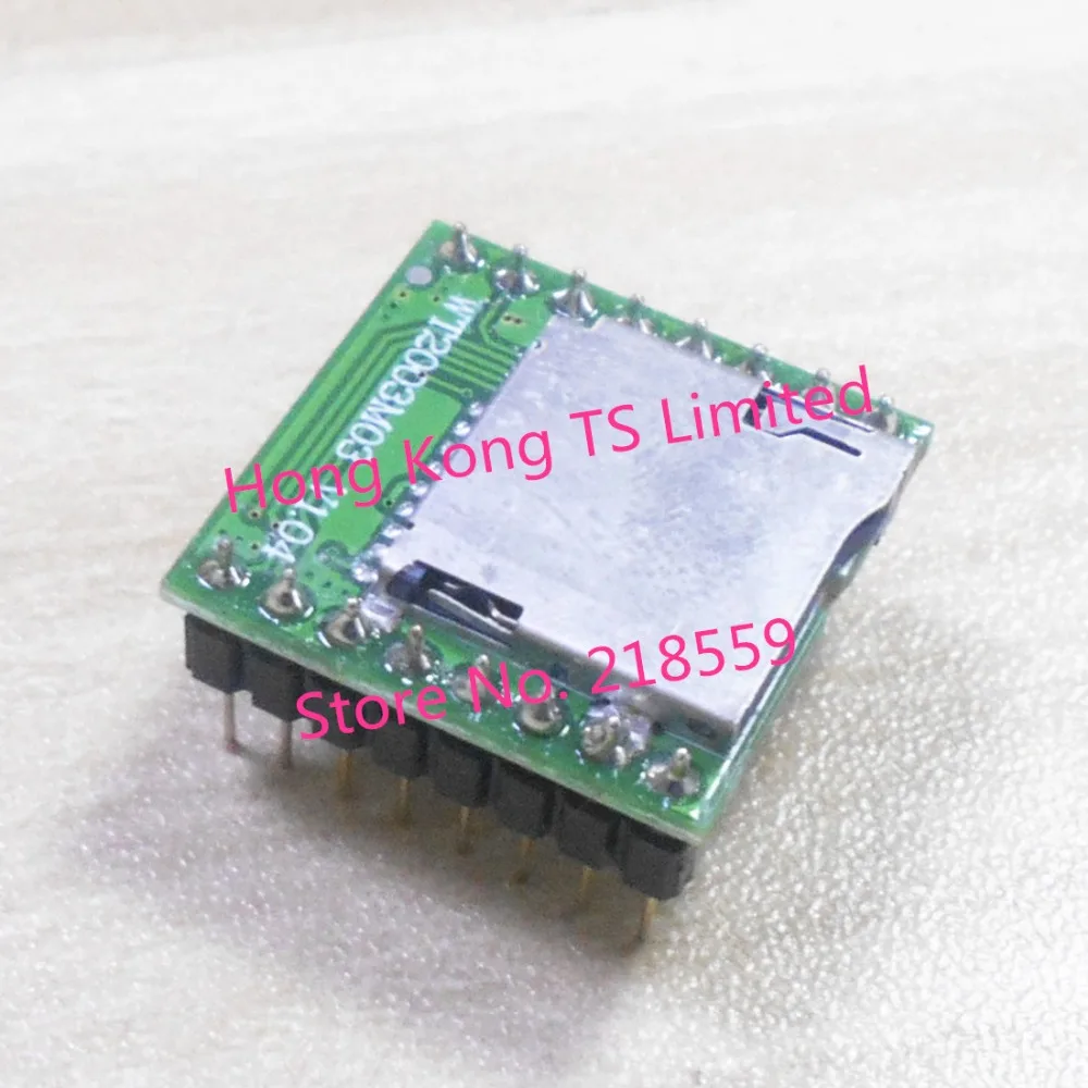 Музыкальный модуль WT2003M03 mp3 высокого качества последовательный ic декодер плата