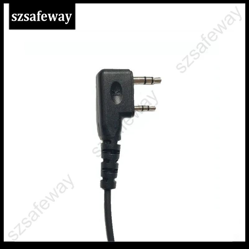 Иди и болтай Walkie Talkie “иди Шлемы-гарнитуры 2 Pin PTT для наушник Ham Радио KENWOOD Baofeng UV-5R