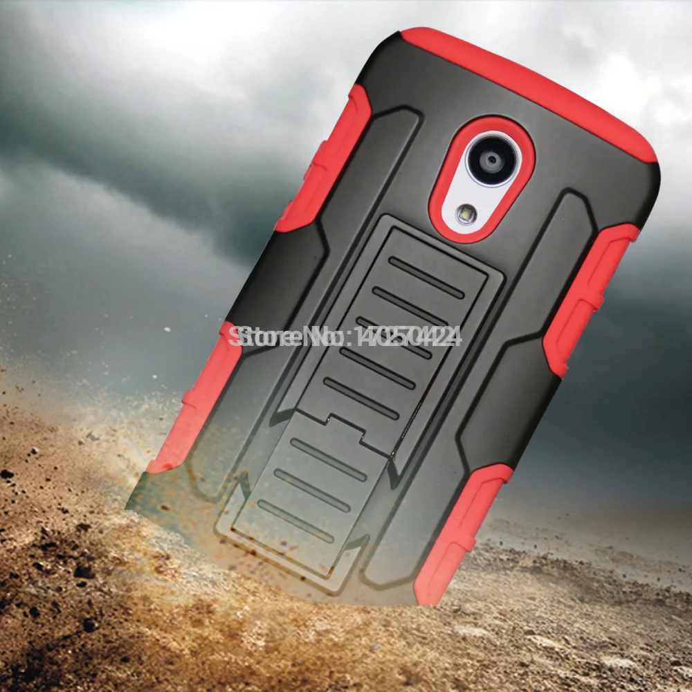Защитный противоударный чехол + кобура с зажимом для ремня Motorola Moto G2 G 2nd Gen XT1068 |