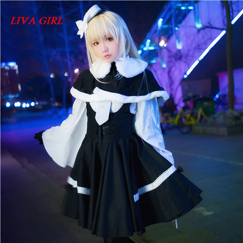 Маскарадный костюм kasugano Sora для девочки Yosuganosora Shrine зимнее платье костюмы в