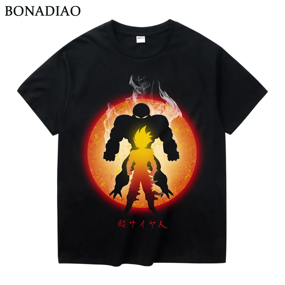 Футболка Dragon Ball Z, Супер Saiyan Son Goku Vegeta Piccolo Puu Bulma, аниме, футболка, японское аниме, хлопок, новинка, футболка - Цвет: 16