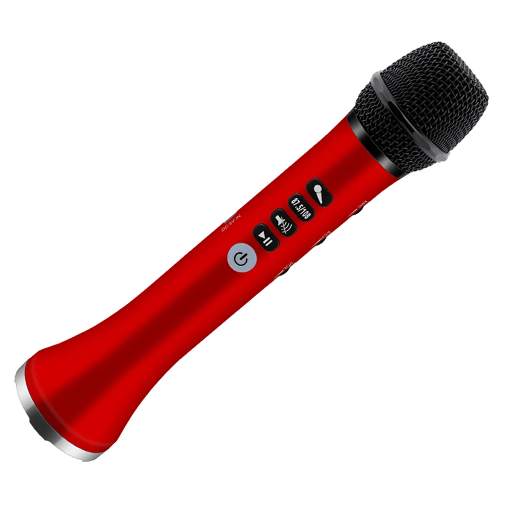 Musical Instrument Wireless Karaoke Microphone BT Speaker 2-in-1 Handheld Sing Recording Portable KTV Player | Спорт и развлечения