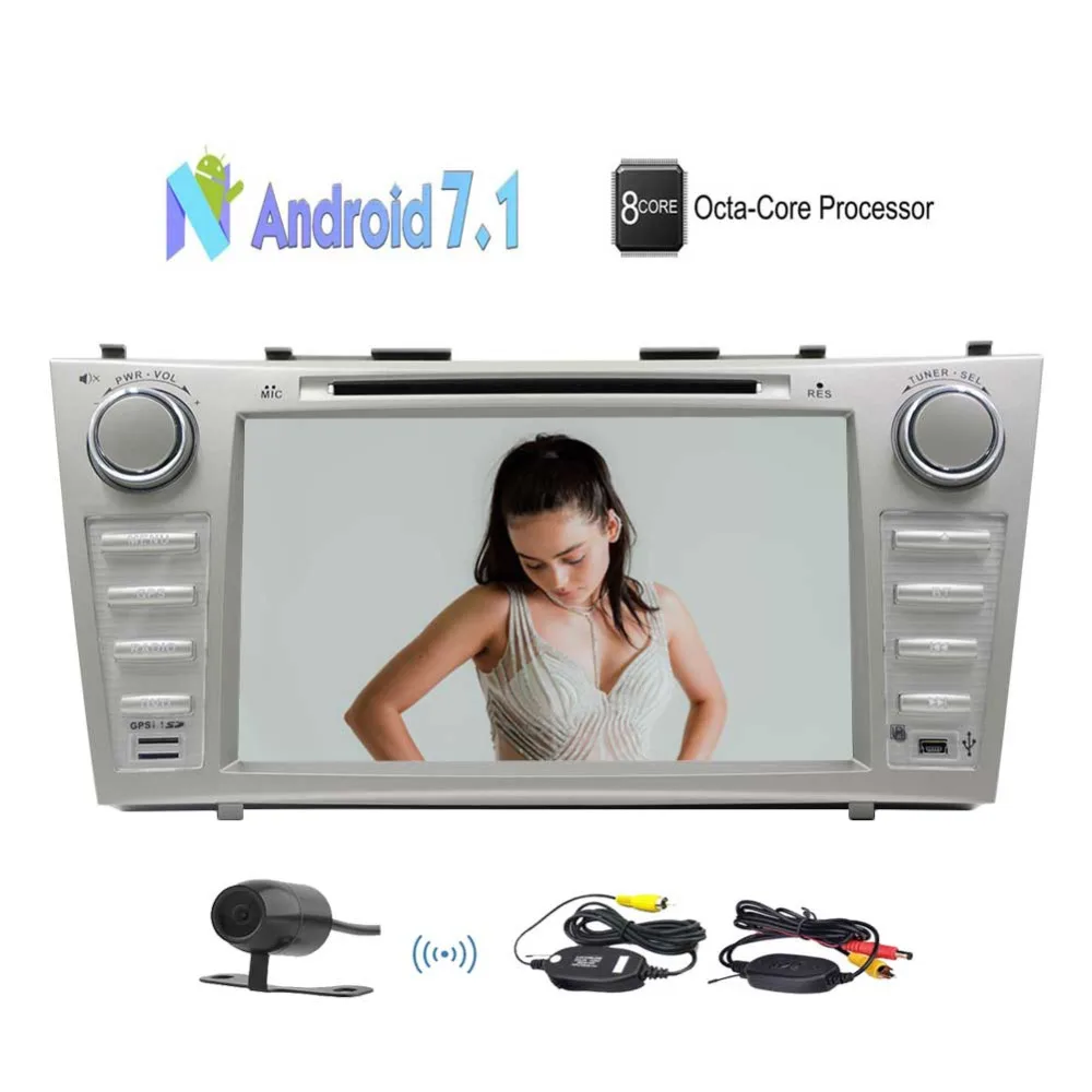 EinCar 8 ''стерео радио для Toyota Camry до 2012 Android 7 1 Восьмиядерный 32 ГБ + - Цена: 21 217,72 руб.