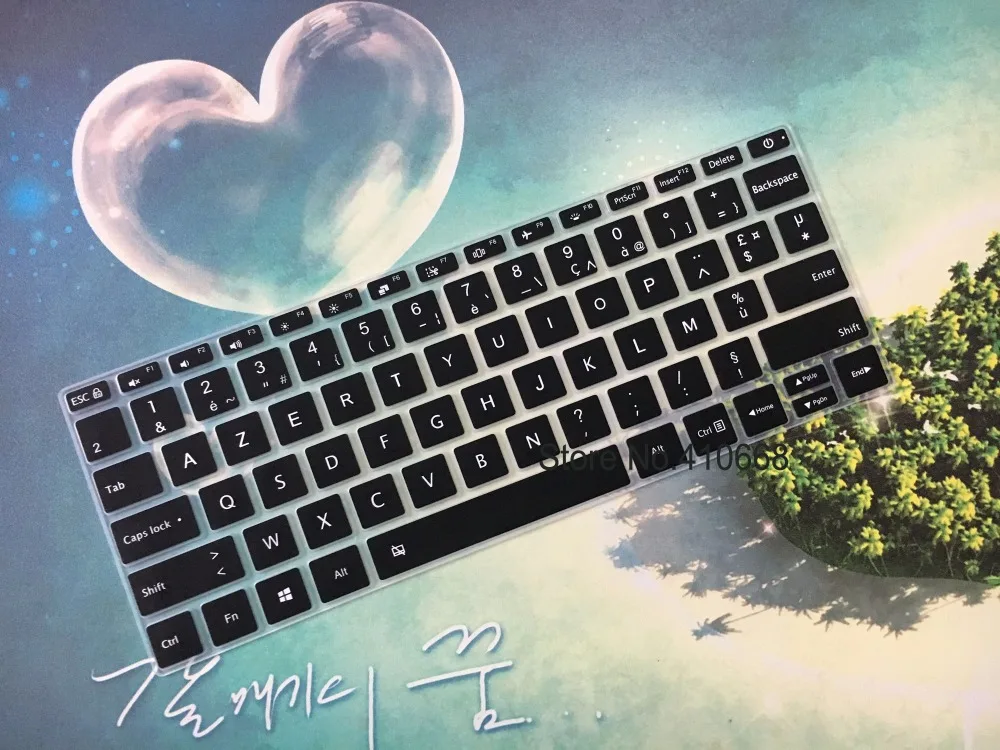 Французский ноутбук с клавиатурой AZERTY чехол для клавиатуры протектор Xiaomi Mi Notebook
